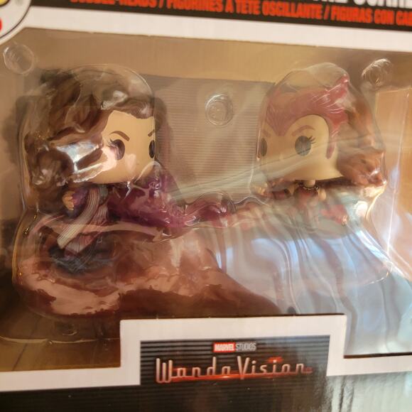 Funko Pop! Moment Marvel Wanda Vision Wanda vs Agatha 2 pack New Sealed. - Picture 8 of 12